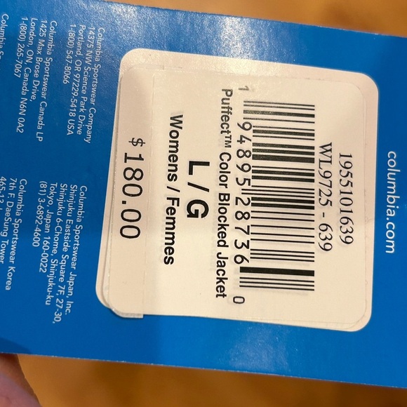 NWT - Columbia Women's Puffect™ Color Block Jacket - Picture 7 of 12